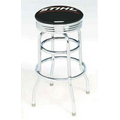 Chrome Ring Silver Stool